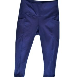 Yogalicious Fleece Lined High Waist Legging with Pockets Sz S